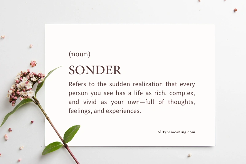 sonder meaning