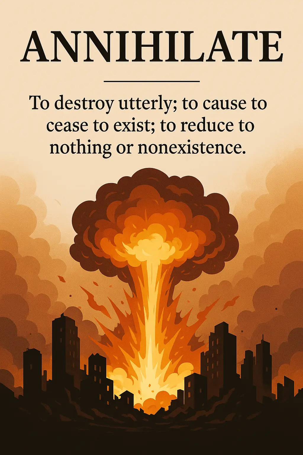 Annihilate Meaning