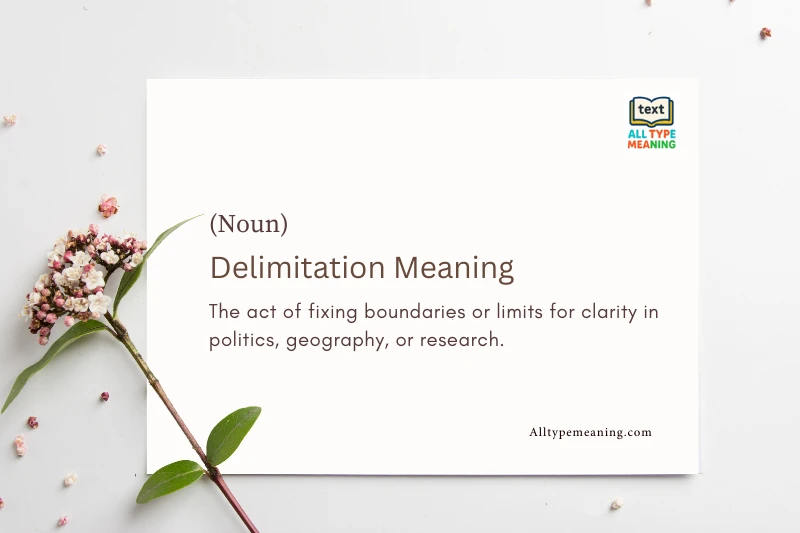 delimitation meaning