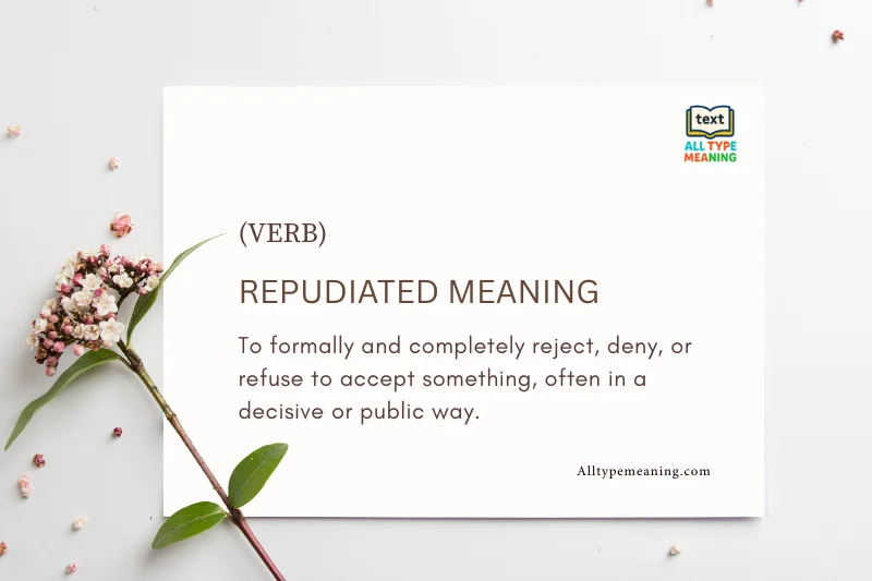 Repudiated Meaning