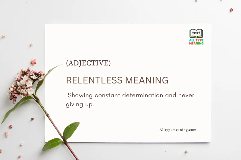 RELENTLESS Meaning