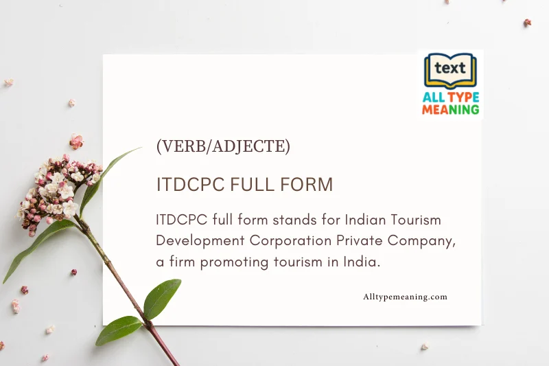 ITDCPC full form