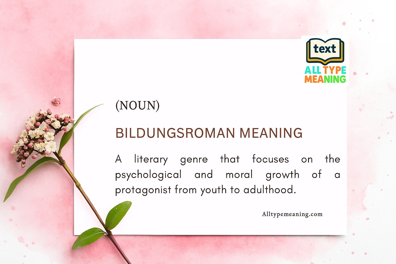 bildungsroman meaning