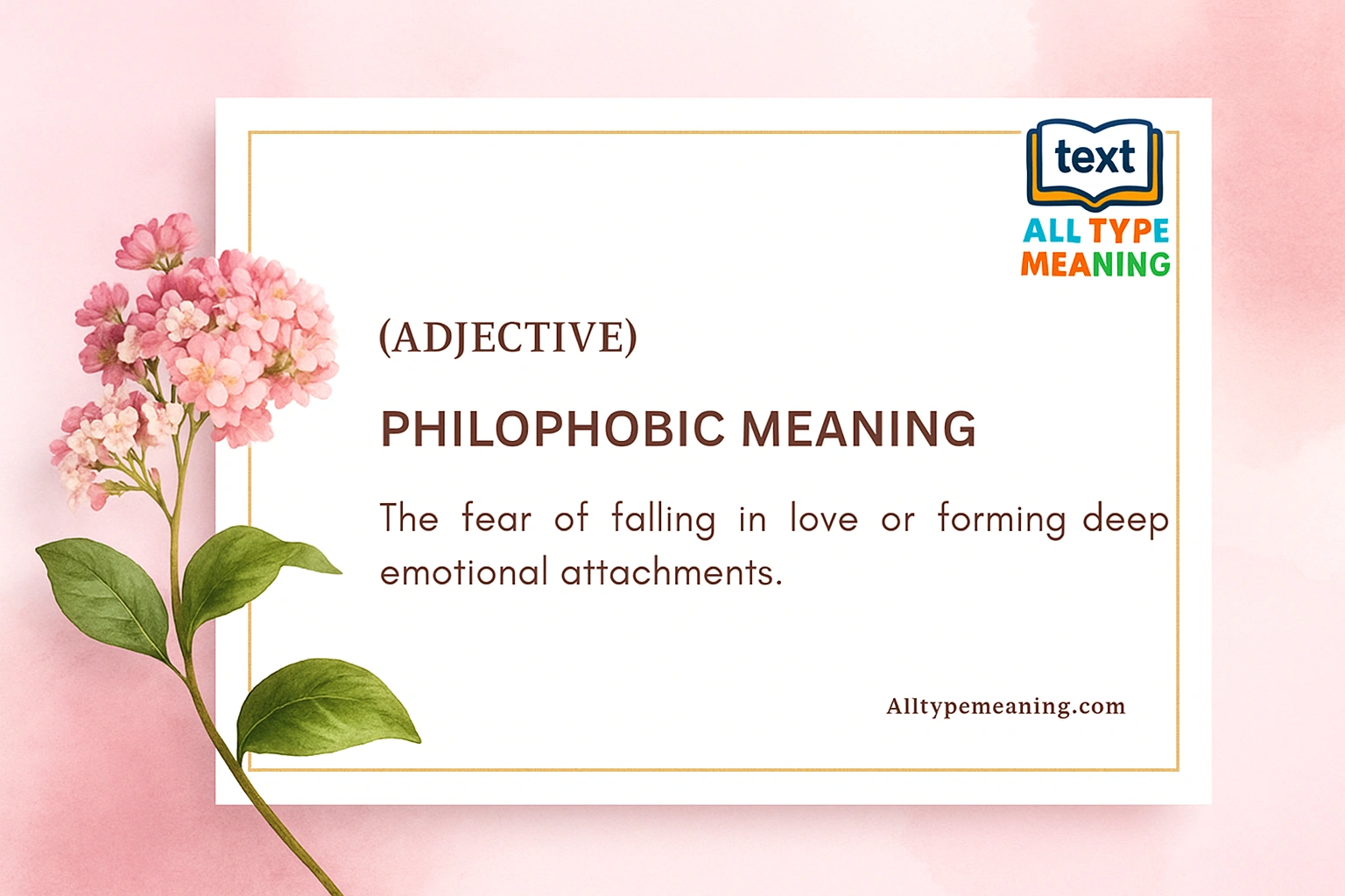 Philophobic Meaning