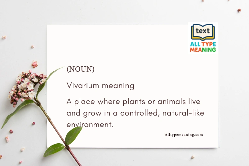 Vivarium meaning