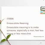 emasculate meaning