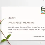 Palimpsest meaning