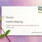 Habibti Meaning