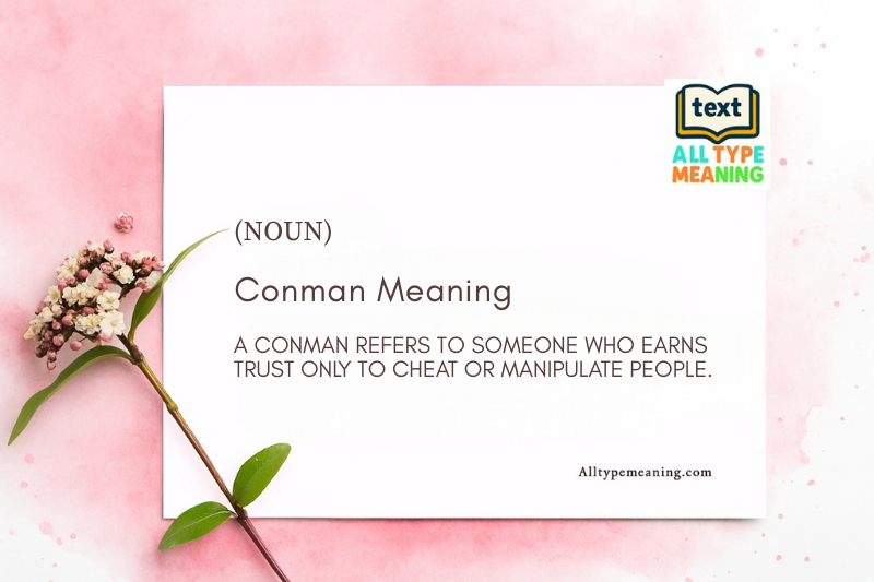 Conman Meaning in Hindi